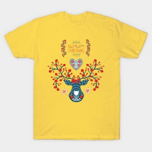 Christmas Folk Art T-Shirt